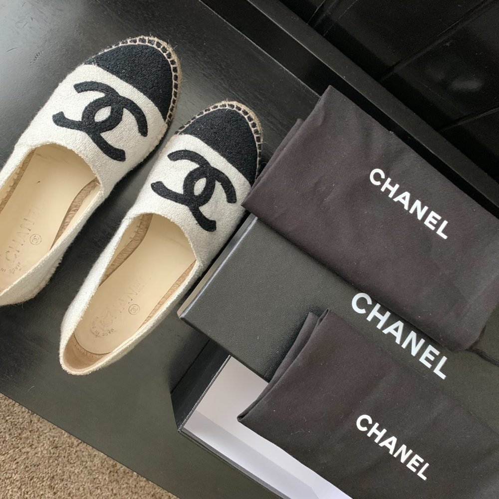 Chanel espadrilles size 8